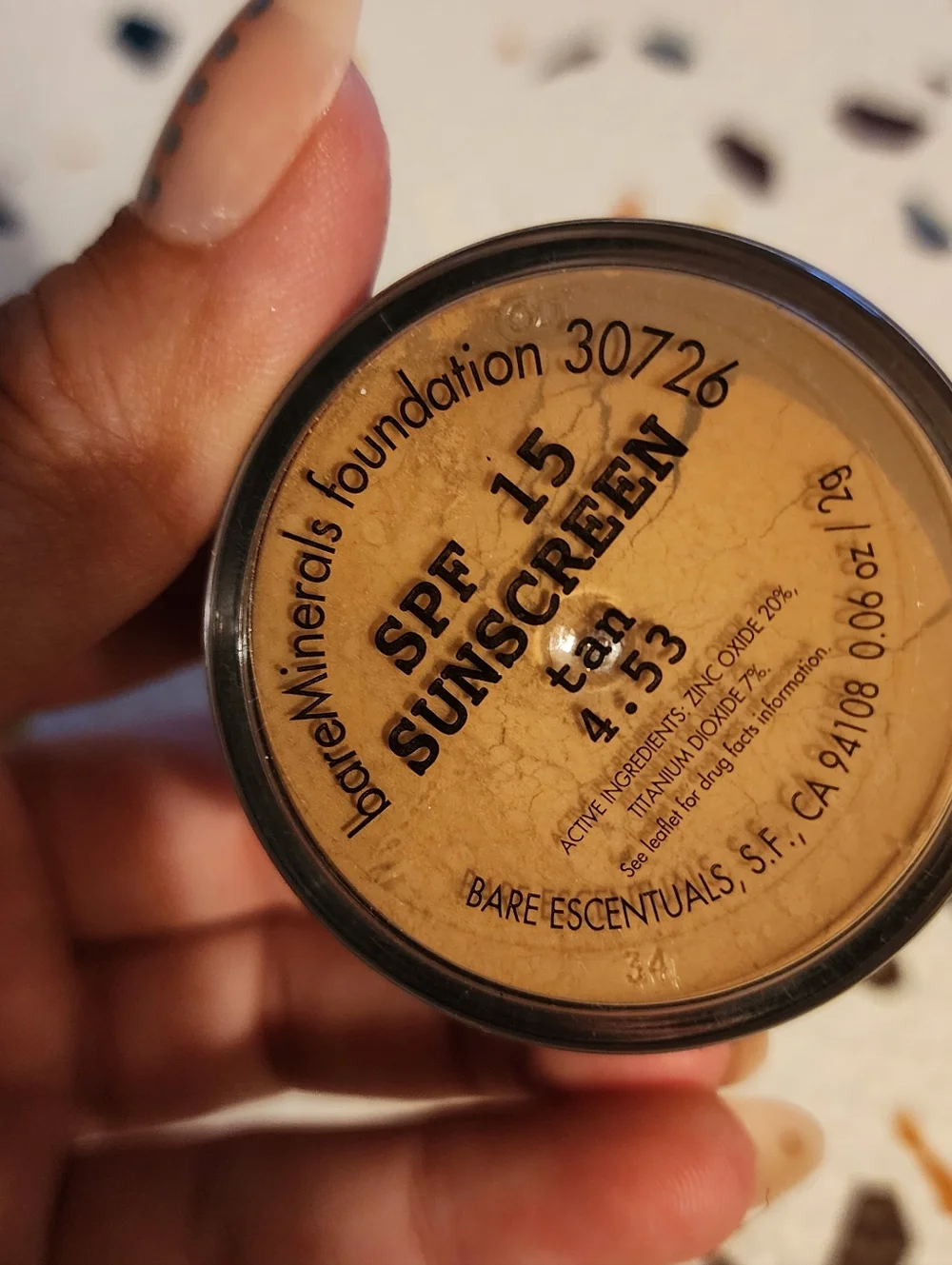 bareMinerals Loose Setting Powder Tan 4.53 New Sealed
